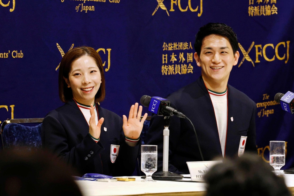 史上最大の逆転劇演じたりくりゅう「日本をペア大国に」 都内で会見