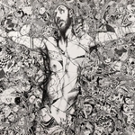 高田哲夫さんのペン画「ＣＲＹ－ＳＩＳ　クライシス」（部分、２０１７年）