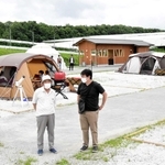 恵まれた自然を生かし、新たにオープンした「三木里脇もぎたてキャンプ場」＝三木市口吉川町里脇