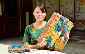 青年海外協力隊員として１年間マラウイの教育現場に立った横田美空さん＝三木市志染町青山３