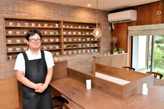 三木市上の丸町、カフェ碧