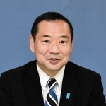 ４期目に向け、抱負を語る藤井比早之氏＝兵庫県庁