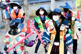 別所、羽柴の両軍入り乱れて激しいチャンバラ合戦が展開された＝三木市上の丸町、上の丸公園