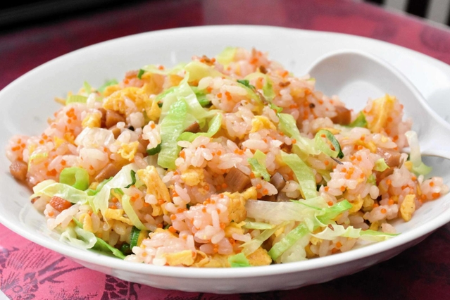 華中の「山田錦のお酢を使ったさっぱり炒飯」