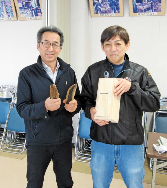 開発は刃こぼれとの闘い 最高級かつお節、専用削り器試作 花がつおの厚