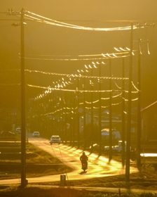 ｍａｓｓａｒ＿ｃ１２５さんの「ＳＡＳＵＲＡＩ」（２０２２年２月５日、加西市東剣坂町付近）