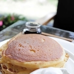 懐かしい味のホットケーキ