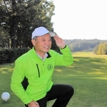 「春高・春中ゴルフ」でボランティアを長く務める岸井義明さん＝三木市細川町垂穂、三木ゴルフ倶楽部