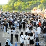 多くの人が来場した昨年のみっきぃ夏まつり＝２０２３年７月２９日、県立三木総合防災公園（撮影・長沢伸一）