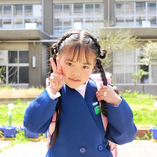 田中心結さん＝三木小学校