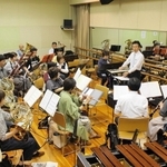 ５０回目となる定期演奏会に向け、練習を重ねる三木市吹奏楽団＝三木市文化会館