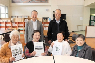 調査に取り組んだ高齢者大学大学院の院生たち＝三木市細川町瑞穂、まなびの郷みずほ