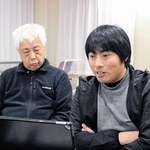 移住希望者向けのセミナーで話す白木拓真さん（右）＝三木市吉川町吉安