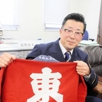 名前入りの赤い法被を着て祭りの屋台を巡行するのが「誇らしい」＝三木市消防本部