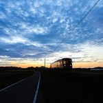 ｊｉｊｉ＿ｐｉｃさんの「家路に着く頃」＝５月２７日、加西市網引駅付近