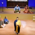 口吉川町に残る民話を題材にした「龍の杜」を演じる受講生（三木市文化会館提供）