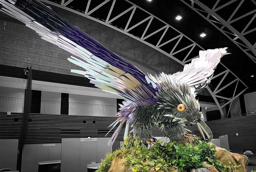 三木の「金物鷲」と福井の「昇龍」が対決!? 万博にそろって出展「技術