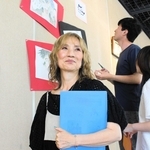 「アニメクラス」を開設した池上ゆきさん＝三木市上の丸町、みっきぃホール