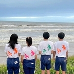 能登半島地震の被災地でボランティアに取り組んだ自由が丘中学校の生徒＝石川県七尾市