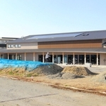 団地再生事業の拠点となる「多世代交流施設」の建設が進む＝三木市志染町青山７