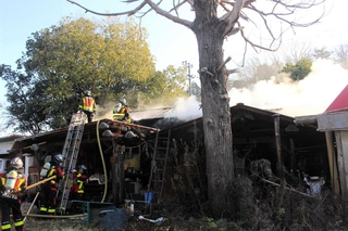三木市吉川町で昨年１２月に発生した民家火災