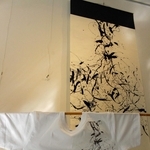 ＜染め型紙toアート～現代作家の挑戦～＞(8)Passion　書家・池田安澄さん(72)　三木市緑が丘町東1