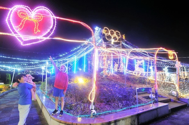 志筑でイルミネーション