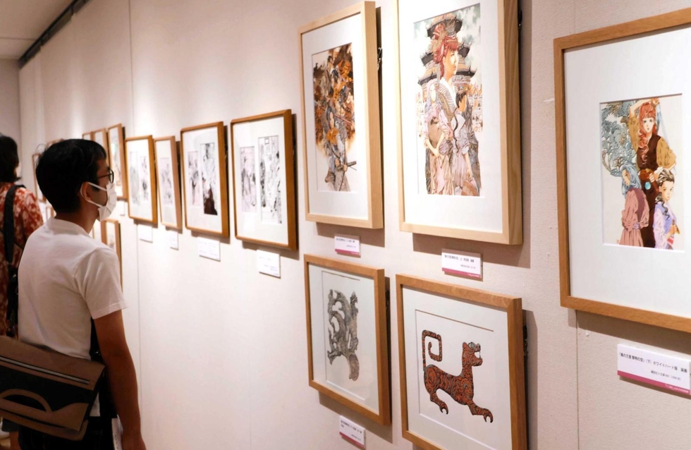 ２３日付カル・十二国記挿絵展○