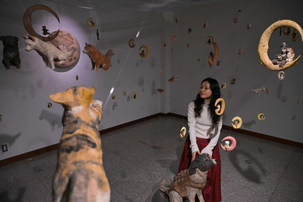 はしもとみお木彫展①