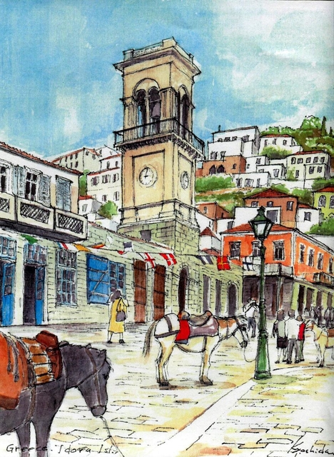 吉田公彦水彩画展「ヨーロッパ旅の街から 水辺の街並み」 | イベントを