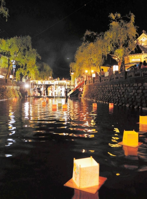 城崎温泉灯篭流し イベントを探す 兵庫おでかけプラス 神戸新聞next