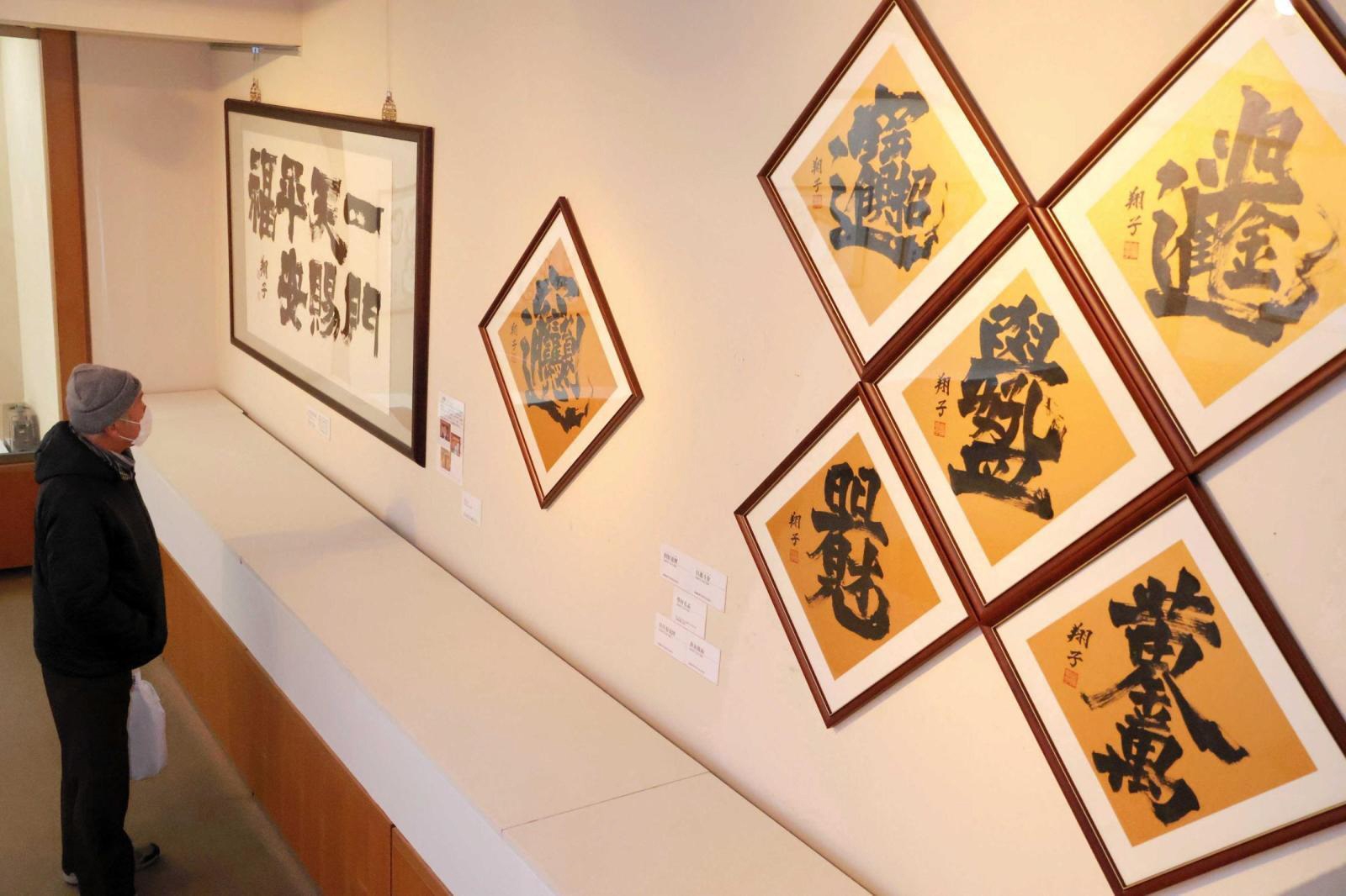 金澤翔子 刺繍「共に歩む」 金澤翔子 刺繍「共に歩む」 Amazon.co.jp