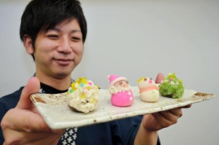 和菓子のサンタ作ろう 加東で１２月体験イベント おでかけトピック 兵庫おでかけプラス 神戸新聞next