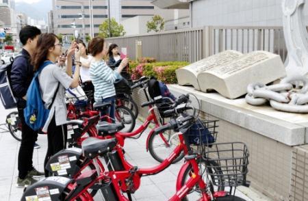 自転車 神戸三宮 11月11日