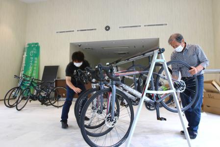 播磨中央公園に「サイクルステーション」完成 加東  おでかけトピック 