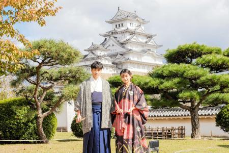 姫路城ゆかり千姫と忠刻の衣装着て記念撮影しませんか 360万