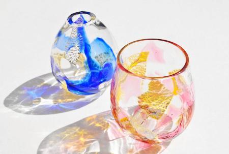 ガラスでひな人形作り 三田・香下の工芸館 1、2月に限定体験