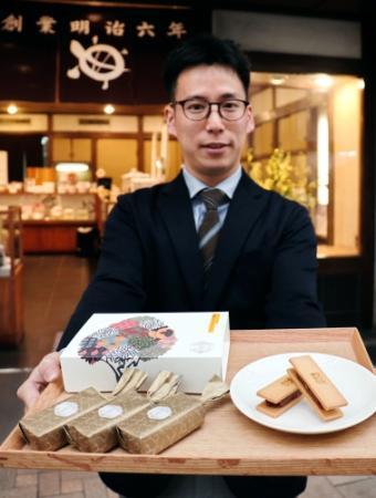 瓦せんべい店が作ったバターサンド 神戸 亀井堂総本店 おでかけトピック 兵庫おでかけプラス 神戸新聞next