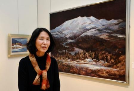 里山の雪景色や異国の街角描写 三田の画家が個展 | おでかけトピック