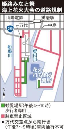 姫路港で２９日に花火大会 会場周辺で交通規制 おでかけトピック 兵庫おでかけプラス 神戸新聞next