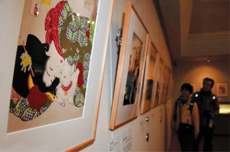 多彩な方法で猫表現 浮世絵など２００点並ぶ 姫路 おでかけトピック 兵庫おでかけプラス 神戸新聞next