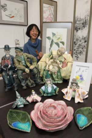 紙粘土人形など多彩な趣味生かし個展 小野の主婦 | おでかけ