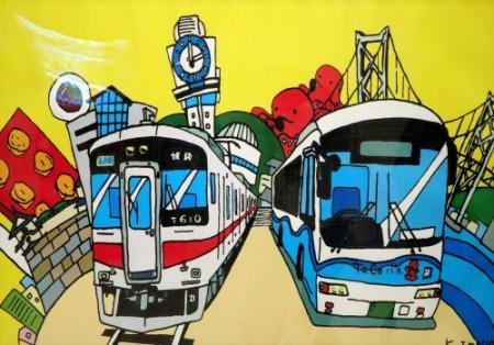 ほっこりタッチのn700系 乗り鉄 画家が描く兵庫の鉄道 おでかけトピック 兵庫おでかけプラス 神戸新聞next ほっこりタッチのn700系 乗り鉄 画家が描く兵庫の鉄道 おでかけトピック 兵庫おでかけプラス 神戸新聞next