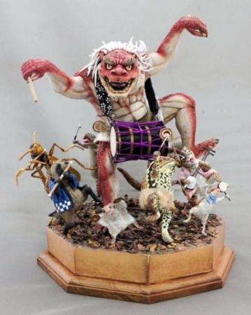 最後の妖怪造形コンテスト 最優秀にヤマバヤシ題材の作品 福崎