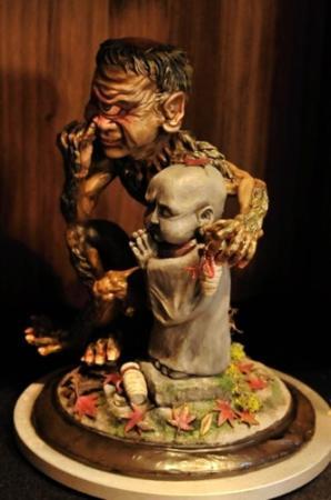 最後の妖怪造形コンテスト 最優秀にヤマバヤシ題材の作品 福崎