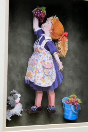ピーターラビット シャドーボックス 大 立体絵画 重ね絵 3D