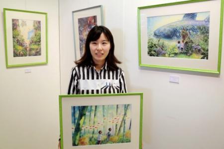 心安らぐ水彩画２７点 明石出身イラストレーターが個展 おでかけトピック 兵庫おでかけプラス 神戸新聞next