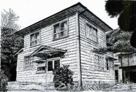 ボールペン1本で描く昔ながらの風景 三田の男性が作品展 | おでかけ