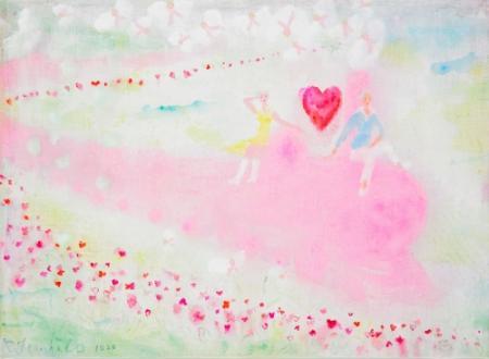 松本隆の歌詞から着想「“風街ヘブン”絵画展」 相楽園で24日から