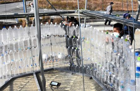 ペットボトル８００本で 夢ツリー 住民ら製作 おでかけトピック 兵庫おでかけプラス 神戸新聞next